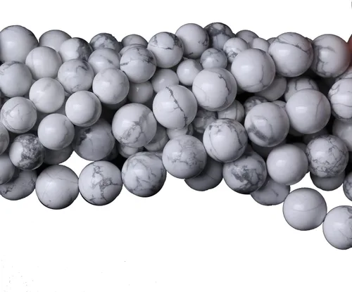 Vista 29 de Cuentas redondas africanas de turquesa natural de 4 mm para hacer joyas, piedras preciosas naturales, hebra semipreciosa, 15 pulgadas