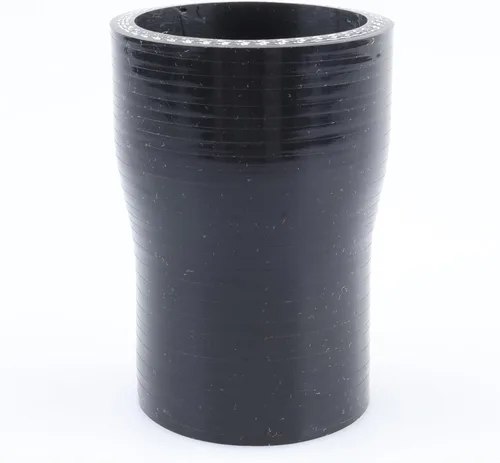 Vista 50 de AC PERFORMANCE ID de 1" a 1/2" (25mm a 13mm) Manguera de silicona recta reductora de 3 capas reforzada negra, 3" de longitud Negro