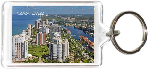 Vista 12 de Florida USA United States Acrílico Llaveros Llaveros Titulares - 6 3-Multi