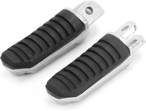 Vista 6 de Reposapiés delantero para motocicleta, 1 par de clavijas de pie pedales para Yamaha FJR1300 FZ1 FZ400 FZ6 FZ6R