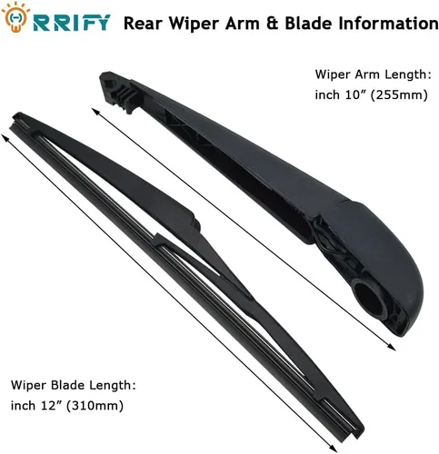Vista 2 de Juego de limpiaparabrisas trasero 85241-42070 para Toyota Highlander Matrix Rav4 Prius V, para Lexus NX300h NX200t RX450, para Land Rover Discovery