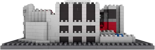 Vista 4 de FOCO NFL Bloques de construcción unisex para adultos 3D Mini BRXLZ con forma de estadio del equipo de la NFL