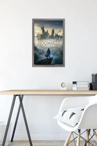 Vista 6 de Trends International Harry Potter: Hogwarts Legacy - Póster de pared de arte clave, 22.4 pulgadas de largo x 14.7 pulgadas, versión enmarcada