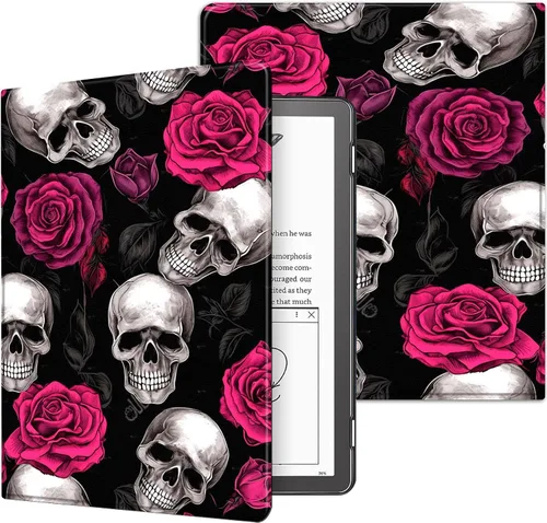 Vista 20 de Funda para Kindle básico de 6 pulgadas (11.ª generación), múltiples ángulos, piel sintética, delgada, con función de encendido y apagado automático