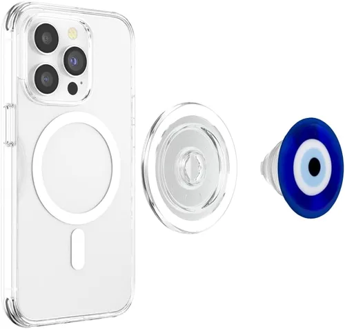Vista 3 de Abalorio contra el mal de ojo para protección PopSockets PopGrip para MagSafe