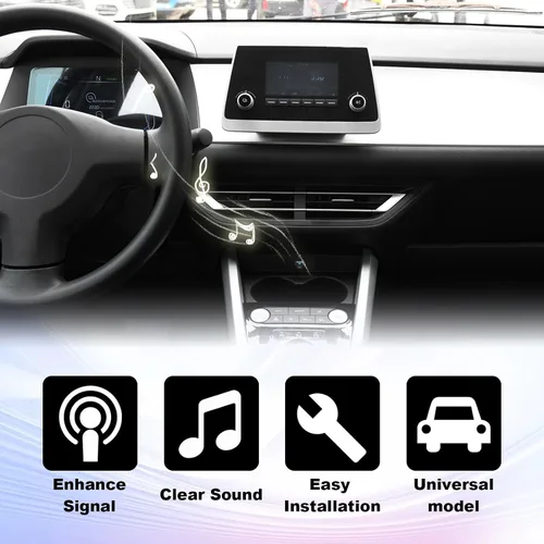 Vista 7 de Amplificador de coche de 12 V 25 db – Amplificar la señal y reducir el ruido AM FM Radio Universal Car FM AM Amplificador de radio para coche