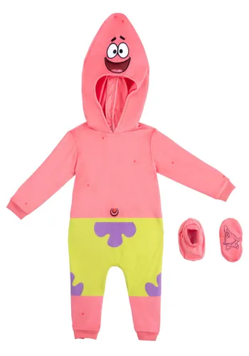 Vista 2 de Disfraz Infantil de Patrick de Bob Esponja Multicolor