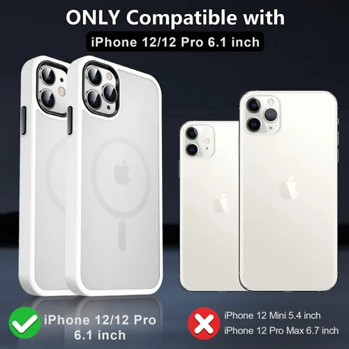 Vista 279 de MOCCA - Funda magnética resistente para iPhone XR de 6.1 pulgadas, compatible con MagSafe, funda con protección contra caídas de grado militar