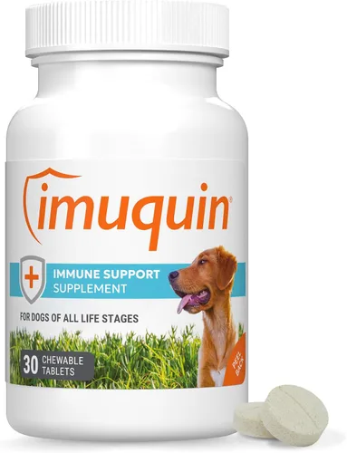 Vista 9 de Nutramax Imuquin Suplemento de apoyo inmunológico para perros, paquetes de polvo, 30
