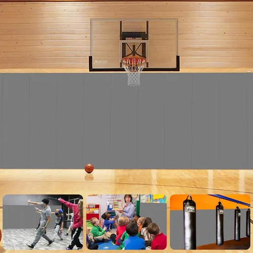 Vista 11 de Acolchado de pared para gimnasio, almohadilla de pared para niños, acolchado de pared de 2" de espesor, acolchado de pared para protección de 4