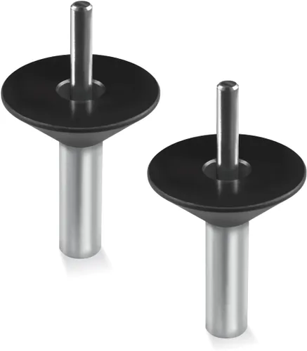 Vista 7 de POWERTEC Placa base universal de 6-1/2 pulgadas con pasador de centrado y cono. agujeros preperforados con tornillos para cable Porter, Bosch