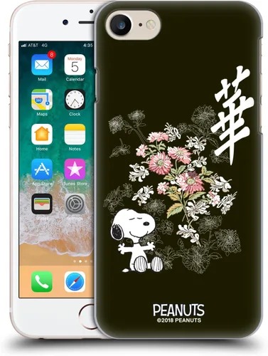 Vista 22 de Head Case Designs Funda rígida con licencia oficial de Peanuts Charlie Brown Oriental Snoopy compatible con Apple iPhone 7/8/SE 2020 y 2022