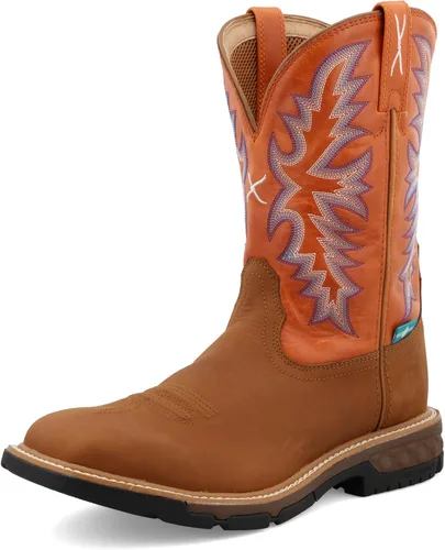 Vista 53 de Twisted X Botas Tech X para hombre de 12 pulgadas, botas occidentales casuales para hombre