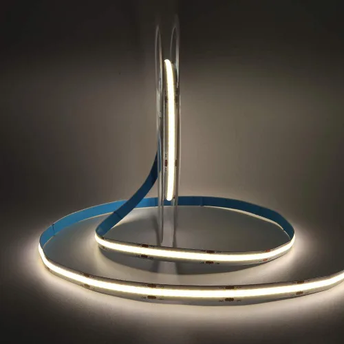 Vista 11 de COB - Tira de luces LED, 16.4 ft/16.4 pies, flexible, flexible, flexible, flexible, luces de cuerda LED COB, 12 V, 320 LEDs/m, blanco cálido, 3000