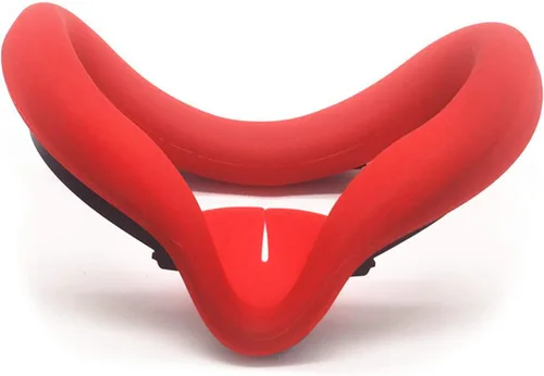 Vista 4 de Silicone Cover Eye Pad for Oculus Quest 2 face Cushion Cover Sweatproof Lightproof VR Accessories BlackBlueRed