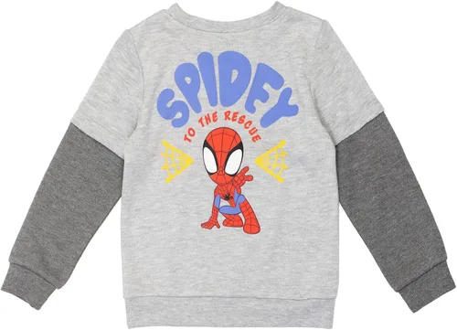 Vista 2 de Marvel Spider-Man Fleece Fashion - Pantalones tipo camiseta sin botones