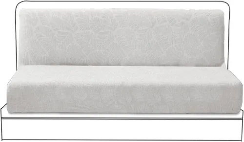 Vista 9 de EFELIM Fundas de cojín de terciopelo para cabina de comedor de caravana, tela jacquard elástica, funda de cojín para sofá de 2 plazas, protector