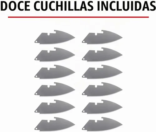 Vista 3 de Juego de cuchillas de repuesto para COAST DX425/DX430 para pesca, campamento, exteriores