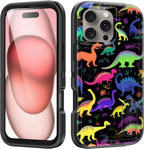 Vista 87 de Funda para iPhone Air con soporte integrado, a prueba de golpes, polvo y caídas, 3 capas, grado militar, funda protectora para iPhone Air de 6.5