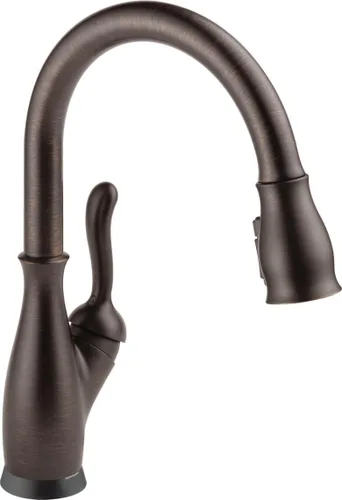 Vista 14 de Delta Leland Grifo de Cocina Táctil de Níquel Cepillado con Rociador Desplegable, Grifo Táctil Tradicional de Un Solo Orificio para Fregadero