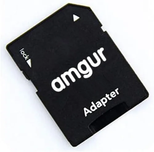 Vista 6 de Adaptador de tarjeta micro SD a tarjeta SD, tarjeta TF Micro SDHC a SD SDHC adaptador funciona con tarjetas de memoria para cámaras antiguas, PDA
