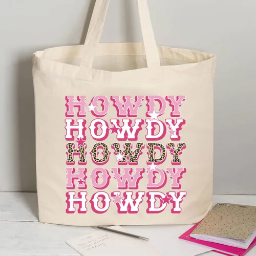 Vista 6 de TOBGB Howdy Gift - Bolsa de mano inspirada en Howdy Western Gifts Western Country Southern Cowgirl Gifts Western Cowgirl