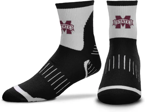 Vista 14 de For Bare Feet Adult NCAA Surge Quarter Length Crew Socks - All Weather Performance - Men & Women - Enhance Your Team Footwear