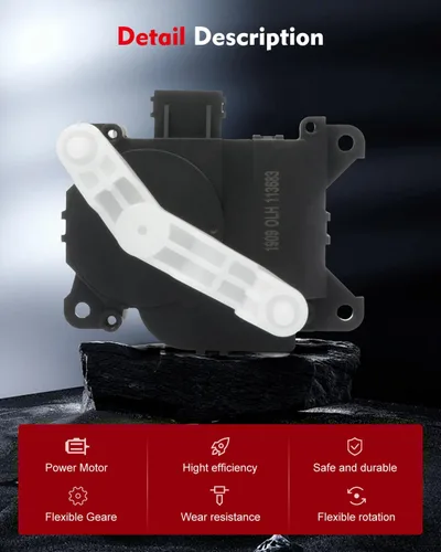 Vista 3 de cciyu Actuador de puerta de aire A/C mezcla de temperatura Actuador de puerta de repuesto para 2003 2004 2005 2006 2007 para Honda Accord 79160SDAA01