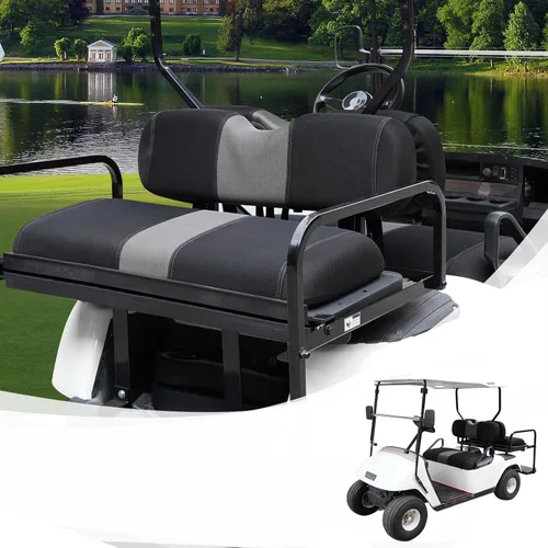 Vista 10 de Fundas de Asiento Delantero para Carrito de Golf Compatibles con Yamaha G29 Drive/Drive 2, Funda de Asiento Ajustable Lavable y Transpirable
