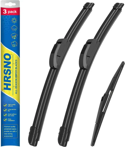 Vista 20 de Limpiaparabrisas de 15"+15" con juegos de escobillas limpiaparabrisas traseras de 13", repuesto automotriz para Jeep Wrangler 2007-2017, escobillas