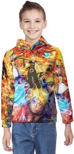 Vista 5 de RDXLAYIV Sudadera unisex con capucha para niños y niñas, con bolsillo de canguro, casual, sin botones, regalos