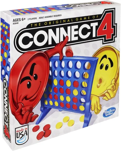 Vista 13 de Connect 4 Hasbro Gaming Classic Grid, juego 4 en fila, juegos de mesa de estrategia para niños, 2 jugadores para familia y niños, regalos de Pascua