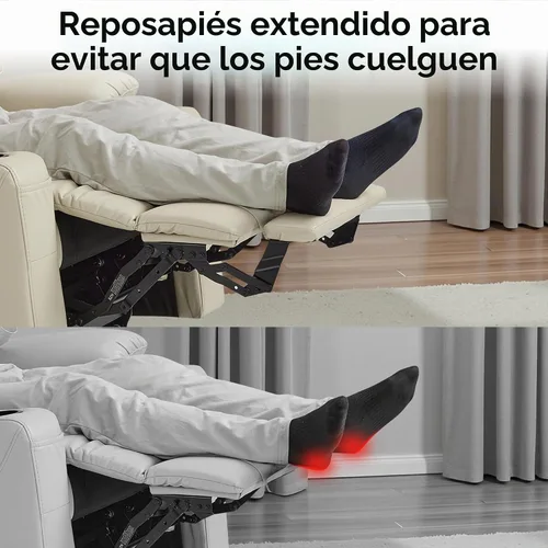 Vista 7 de MCombo Elevador eléctrico reclinable para ancianos, cuero R7289