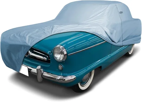 Vista 51 de iCarCover Funda de automóvil personalizada de alta calidad para AMC Ambassador 1965-1973, resistente, impermeable, para todo tipo de clima, lluvia