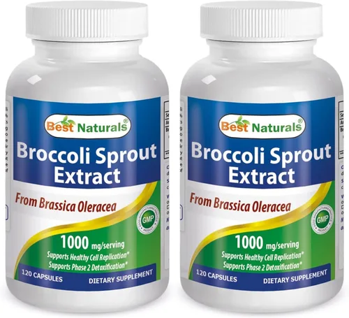 Vista 8 de Best Naturals Extracto de brotes de brócoli, 1000 mg, 120