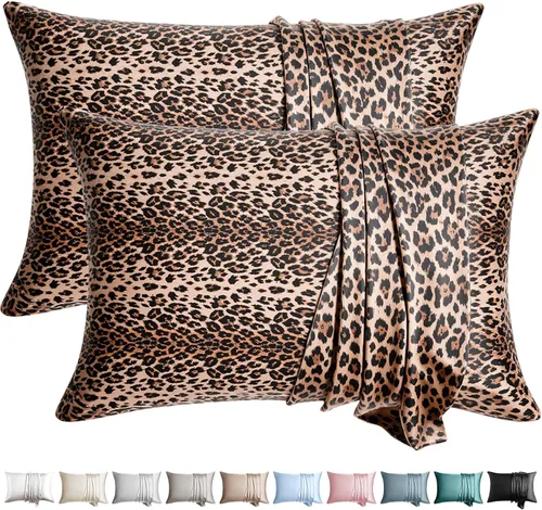 Vista 20 de Juego de 2 fundas de almohada de seda 100% de tamaño estándar, fundas de almohada de seda de morera para cabello y piel, juego de 2, seda de la más