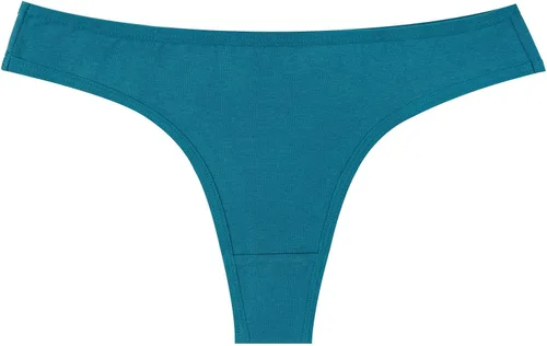 Vista 5 de Sunm Boutique Paquete de 6 tangas de algodón para mujer ropa interior de bikini transpirable para mujer paquete de 6