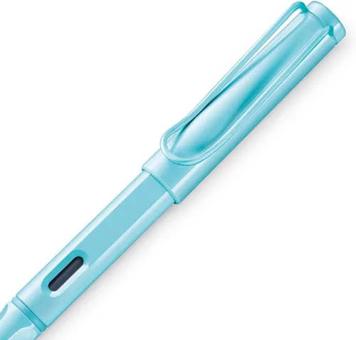 Vista 2 de LAMY LD1AS-M Safari - Pluma estilográfica, M, punta media, uso dual Aqua Sky, edición limitada