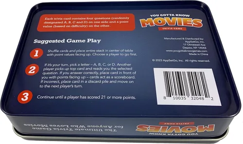 Vista 3 de You Gotta Know Películas - Juego de Trivia