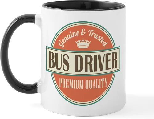 Vista 25 de CafePress Bus Driver Gift Idea Tazas Taza de café de cerámica de 11 oz (11.0 fl oz)