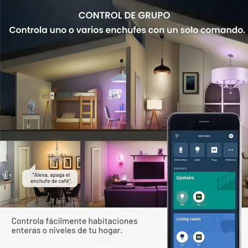 Vista 5 de Sengled Enchufe inteligente, emparejamiento automático S1 con dispositivos Alexa, monitoreo de energía, control remoto de salida inteligente