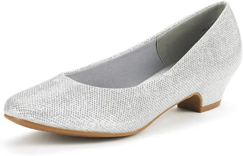 Vista 3 de Dream Pairs - Zapatos de tacón alto Mila Low Chunky para mujer