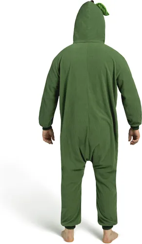Vista 8 de Spooktacular Creations Pijama unisex de aguacate para adultos con sombrero para disfrazarse, juego de rol, disfraz de Halloween, color verde