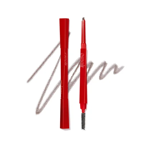Vista 14 de Espoir El Lápiz de Cejas Balance #6 Gris Claro Lápiz de Cejas Rápido y Fácil de Dibujar sin Apelmacarse con Forma Triangular Estrecha Una #6