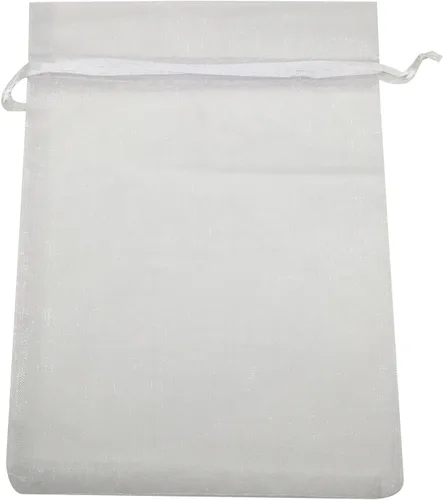Vista 18 de Bolsa de organza con cordón de 5 x 7 pulgadas, 50 unidades, regalo fuerte, caramelo, B6ag, joyería, fiesta, boda, favor (negro)
