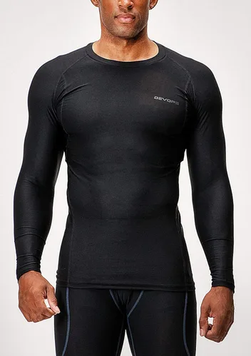 Vista 6 de DEVOPS 3 Pack Men's Athletic Long Sleeve Compression Shirts