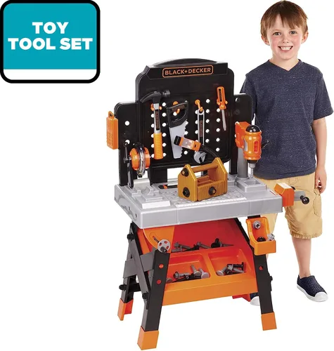 Vista 2 de Black And Decker Junior Taller herramientas a batería (caja cerrada) [Amazon Exclusivo].