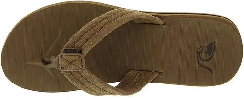 Vista 2 de Quiksilver Men's Carver Suede 3 Point Flip Flop Athletic Sandal