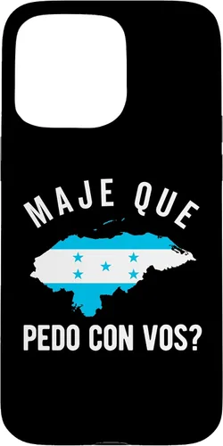 Vista 30 de Funda para iPhone 16 Bandera de Honduras Catracho Camiseta hondureña Maje Que Pedo?