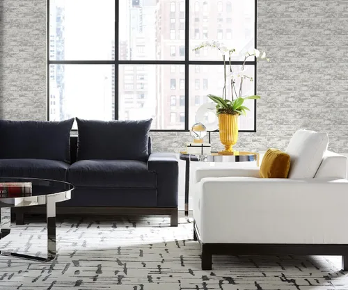 Vista 7 de Lillian August NextWall Luxe Haven Soho Papel tapiz de ladrillo (Calcuta)